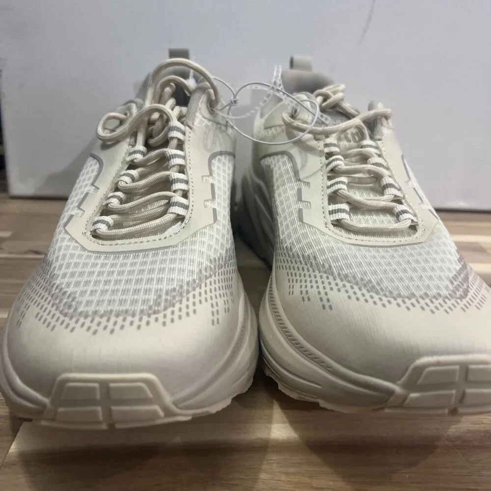 Ecko Unltd Sneakers Mens Size 9.5‎ Cream White Athletic Mesh Running Shoes